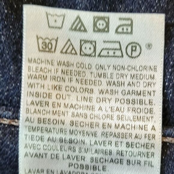 Levi's The Original Jean Dark Wash Mid Rise Skinny Denim Jeans Size 10M - Picture 7 of 8